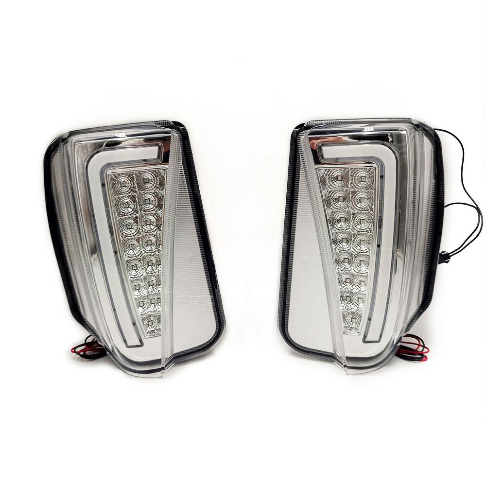 LED Front Bumper Fog Lamp DRL Daytime Running Lights Yellow Turn