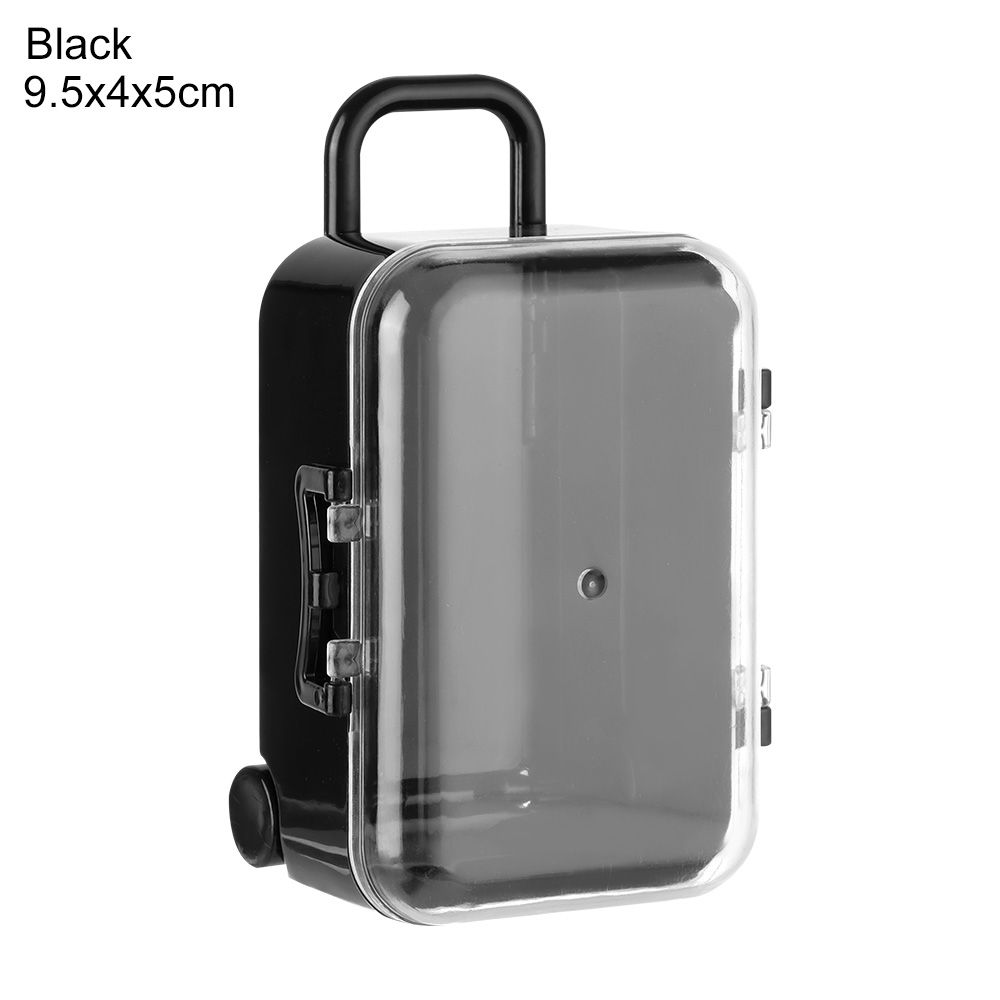 Handbag Case Trunk Plastic Mini Suitcase Jewellery Box Lovely Small