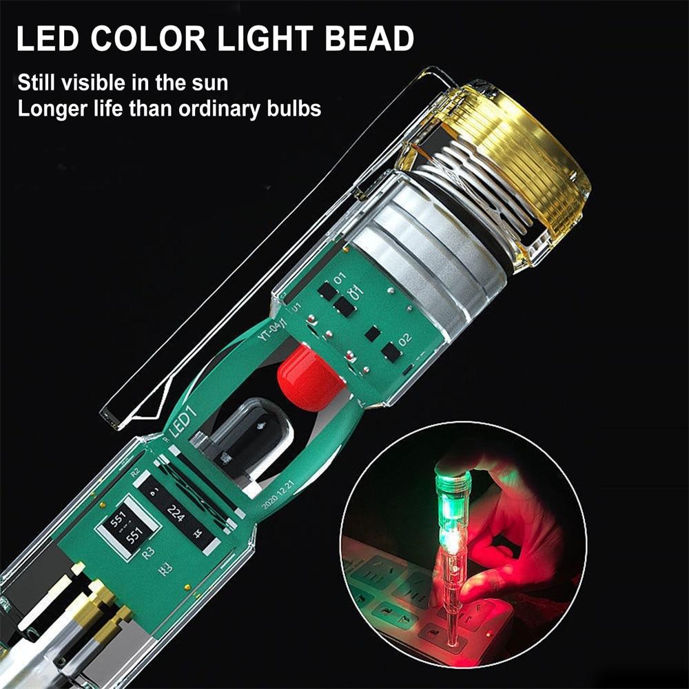Buy Induced Electric Tester Pen Screwdriver Probe Light Voltage Tester