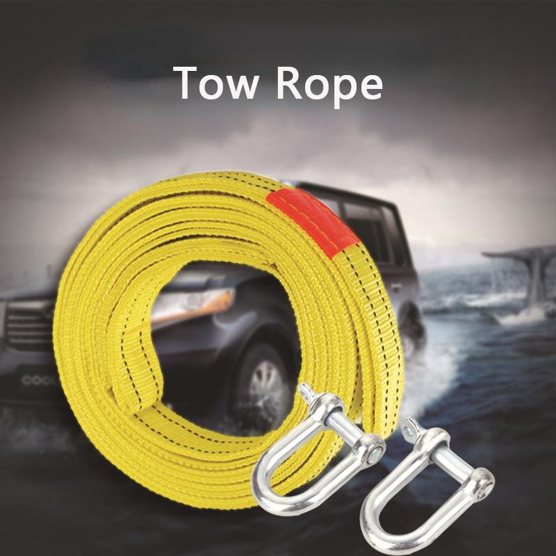 Buy 4 Meters 5 Tons Car Towing Rope Outdoor Emergency Doublelayer