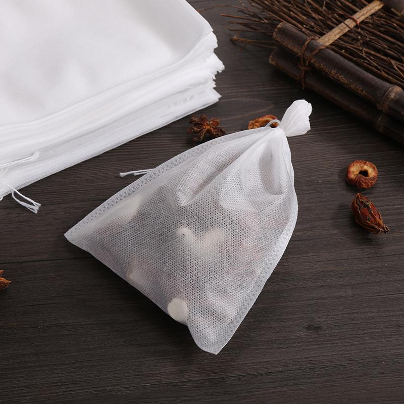Buy 100 Pcs Disposable Tea Bags Filter Bags for Tea Infuser with String