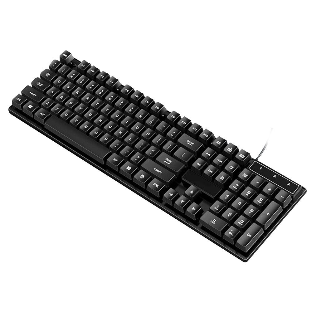 Buy Glowing Mechanical Handsensitive Keyboard USB Cable Silent Desktop