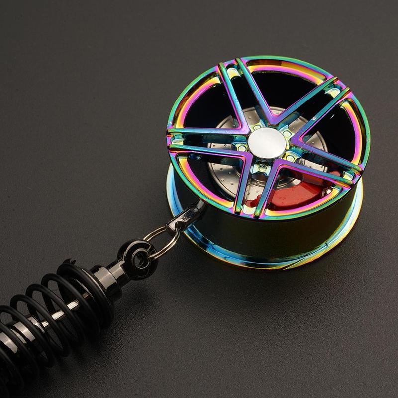 Buy Car Styling Rearview Mirror Pendants Ornaments Aluminum Alloy Wheel