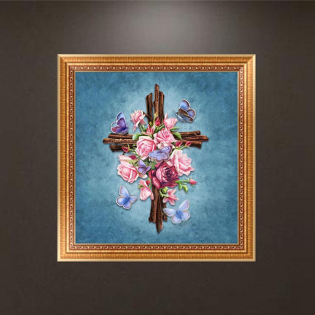 Koupit Embroidery 5D Diamond Painting DIY Flower Cross Stitch Home Wall