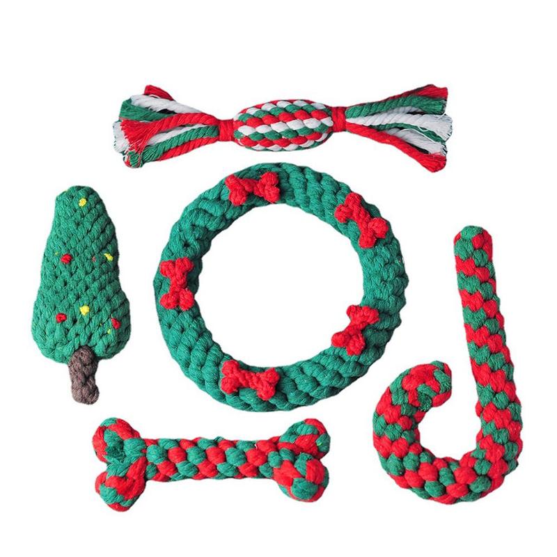 Buy Dog Rope Toys Kit Tough Strong Chew Knot Ball Pet Puppy Rope x 1