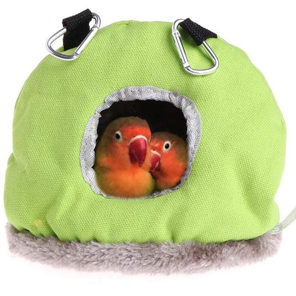 Pet Nest Bird Cave Cage Warm Hanging Swing Bed Tent House Parrot Cave
