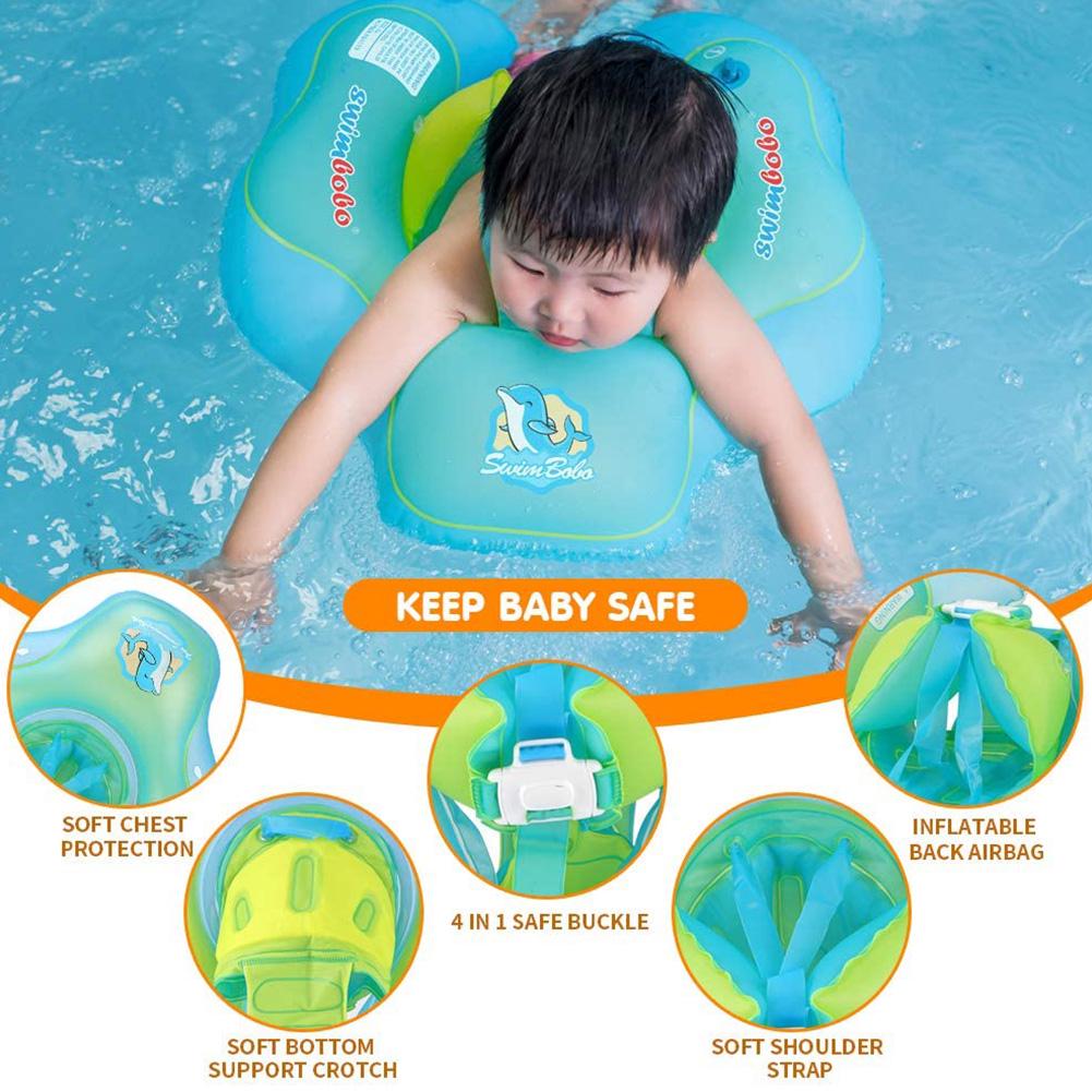 Buy Baby Swimming Float Kids Inflatable Swim Ring with Safety Support