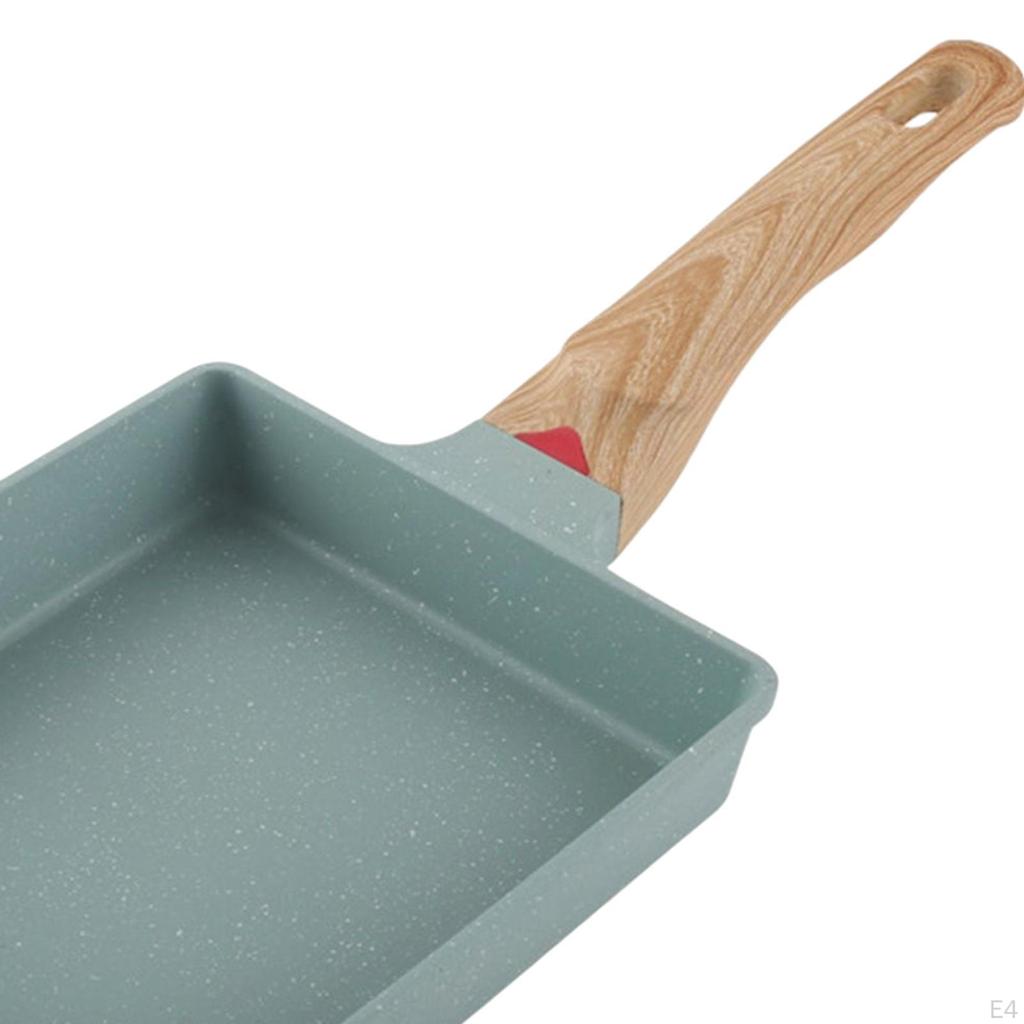 Buy Aluminium Tamagoyaki Pan Egg Burger Non Stick Omelet Pancake for