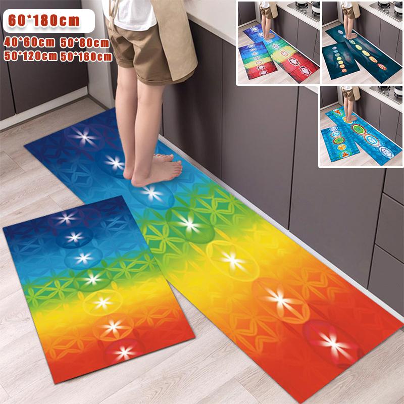 Buy Yoga Mat Buddhist Meditation Pattern Print Floor Kitchen Mat Carpet