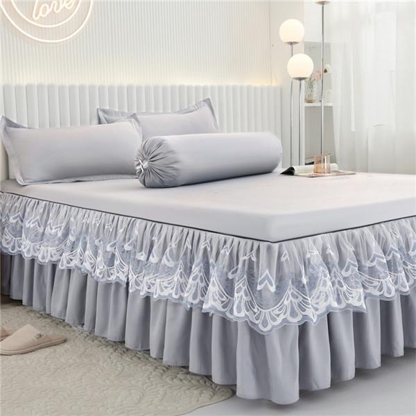 Buy 3PCS/1 Set Bedding Set Fitted Sheet With Pillowcases Solid Color