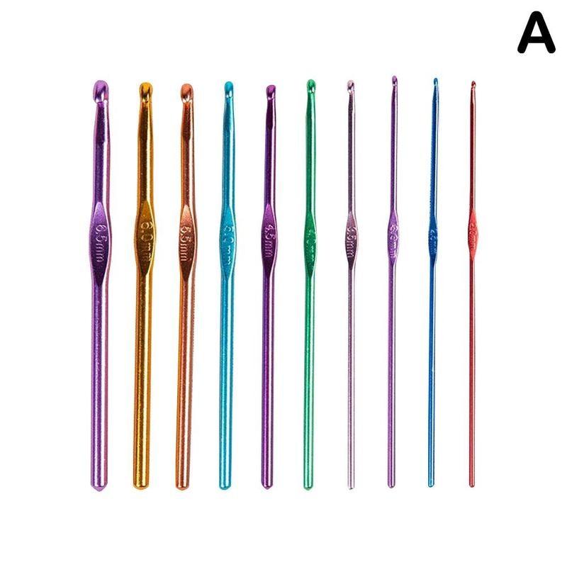 Buy 10pcs Knitting Aluminum Knitting Needles Knitting And Crochet