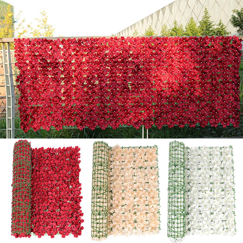 Buy 2Sizes Green Wall Fence Artificial leaf Garden Fence Net Faux