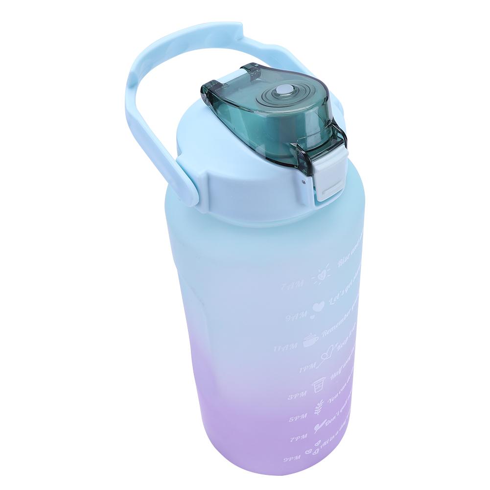 Cheap 2000ml Water Bottle with Time Marker for Outdoor Sports Drink Cup