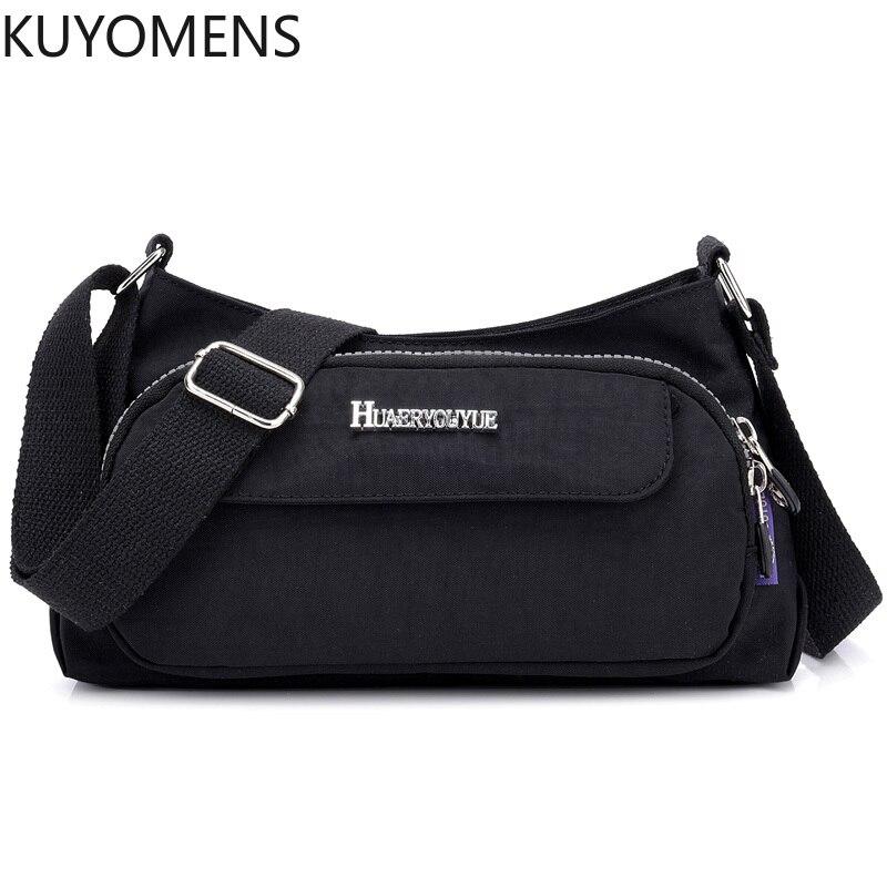 Girls Small Women Messenger Bag Female Shoulder Bag Waterproof Nylon