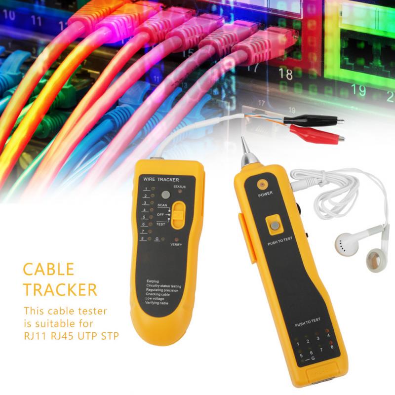 RJ45 Net6E Work LAN Length Cable Tester Meter CAT5/CAT6 Wire Track Test Set