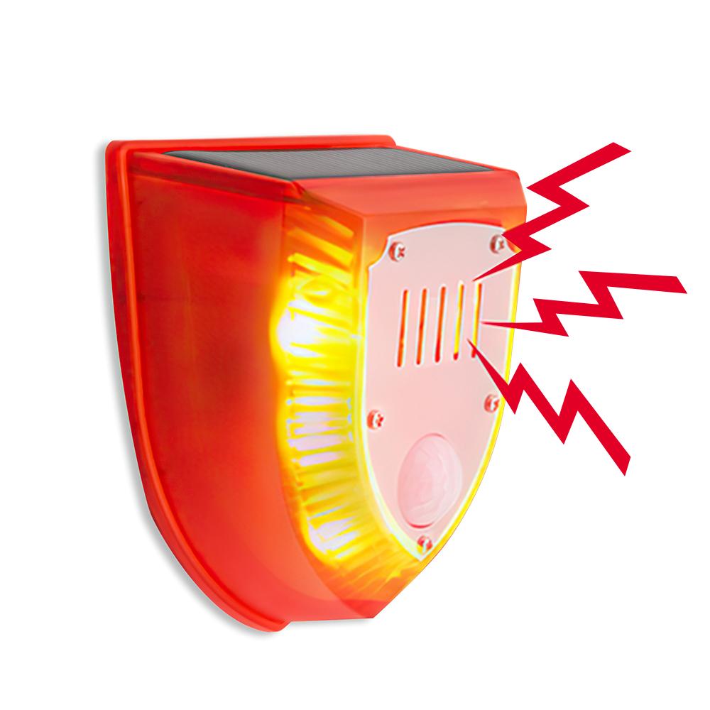 Cheap Solar Powered Infrared Motion Sensor Detector Alarm Light with