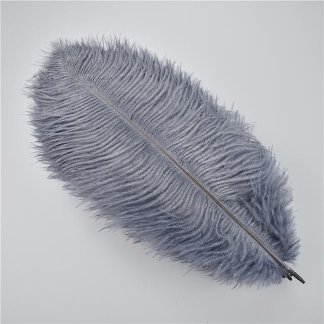 Compra online de 10pcs /Lot 30 35cm Ostrich Feathers For Crafts White