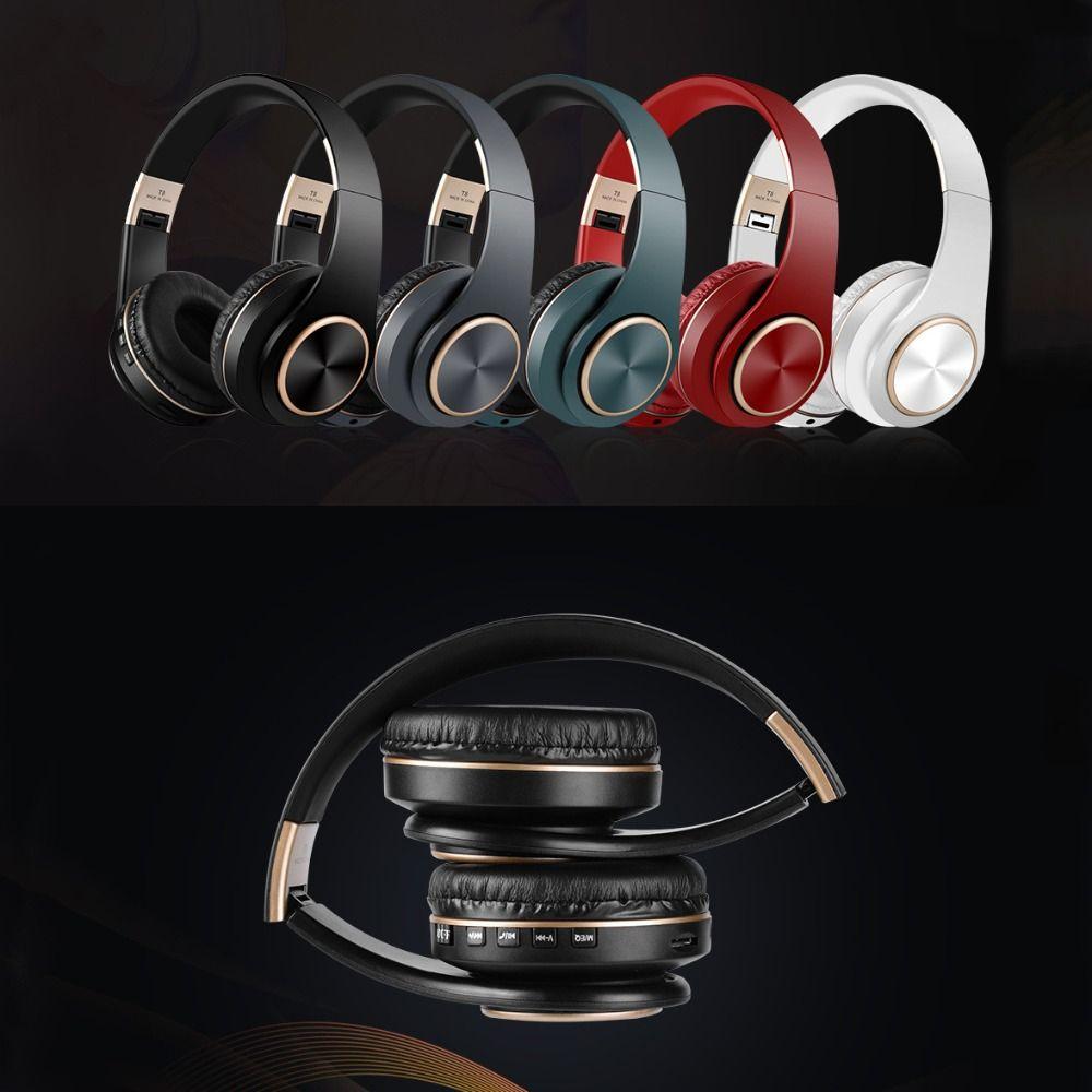 Subwoofer Wired and Wireless Headphones 300mAh Bluetooth Headset Mobile