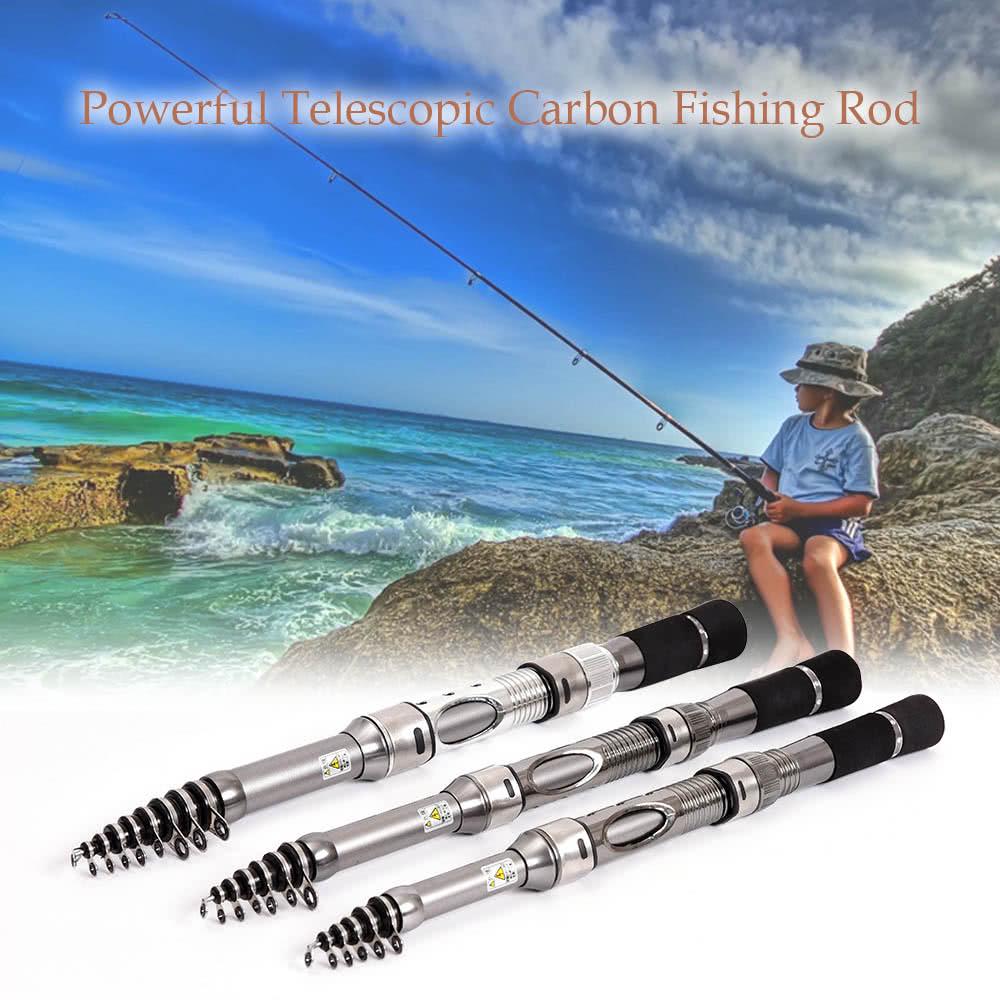 Telescopic Carbon Fiber Fishing Rod Retractable Fishing Pole Travel