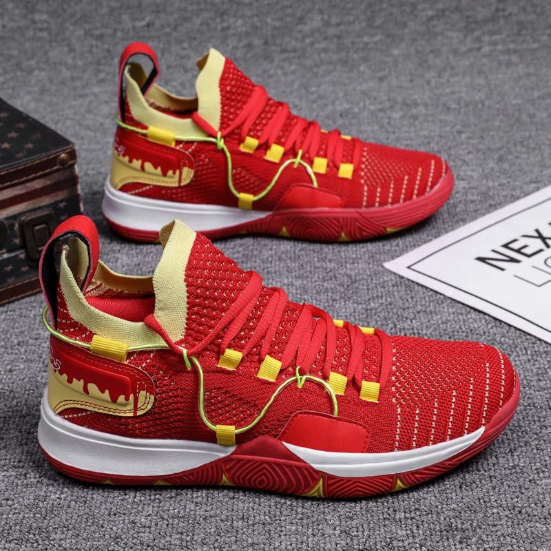 Buy High Quality Basketball Shoes Men Sneakers Boys Basket Shoes High