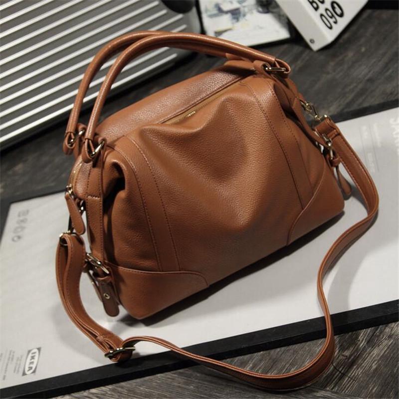 Weiches Leder Damentaschen Handtaschen große Reißverschluss Damen