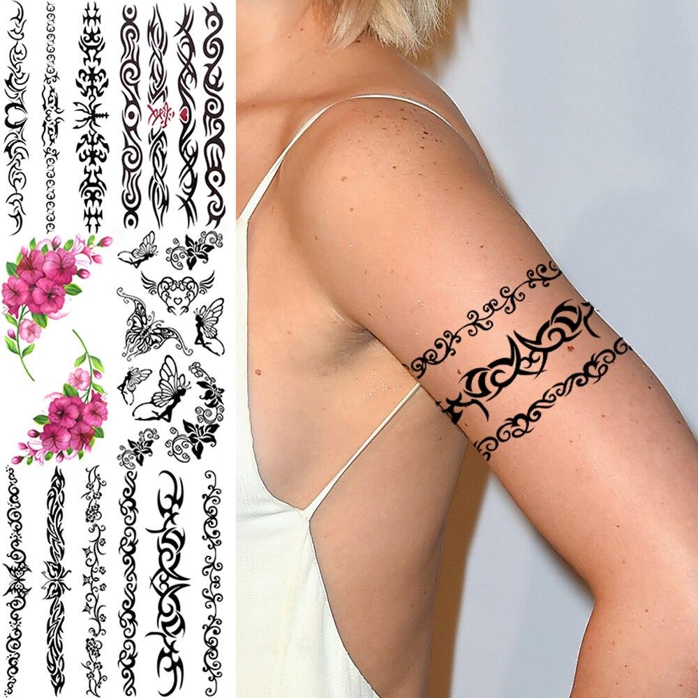Sexy Arm Totem Temporary Tattoos For Women Adult Indian Tribal Elf Lace Flower Vine Fake Tattoo Sticker Realistic Washable Tatoo Günstig Kaufen — Preis, Kostenlose Lieferung, Echte Bewertungen Mit Fotos — Joom 1000_x_1000_jpg