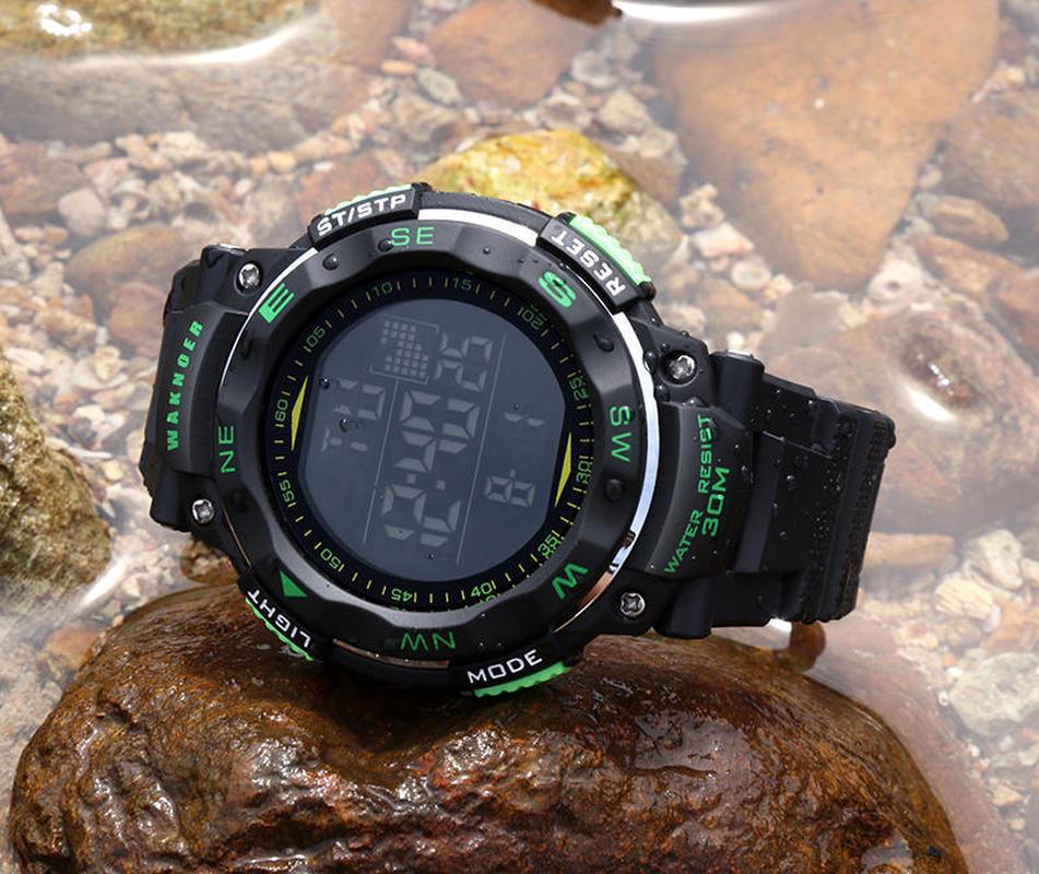 Buy Fashion Analog Digital LED Electronic Waterproof Swimming Wrist