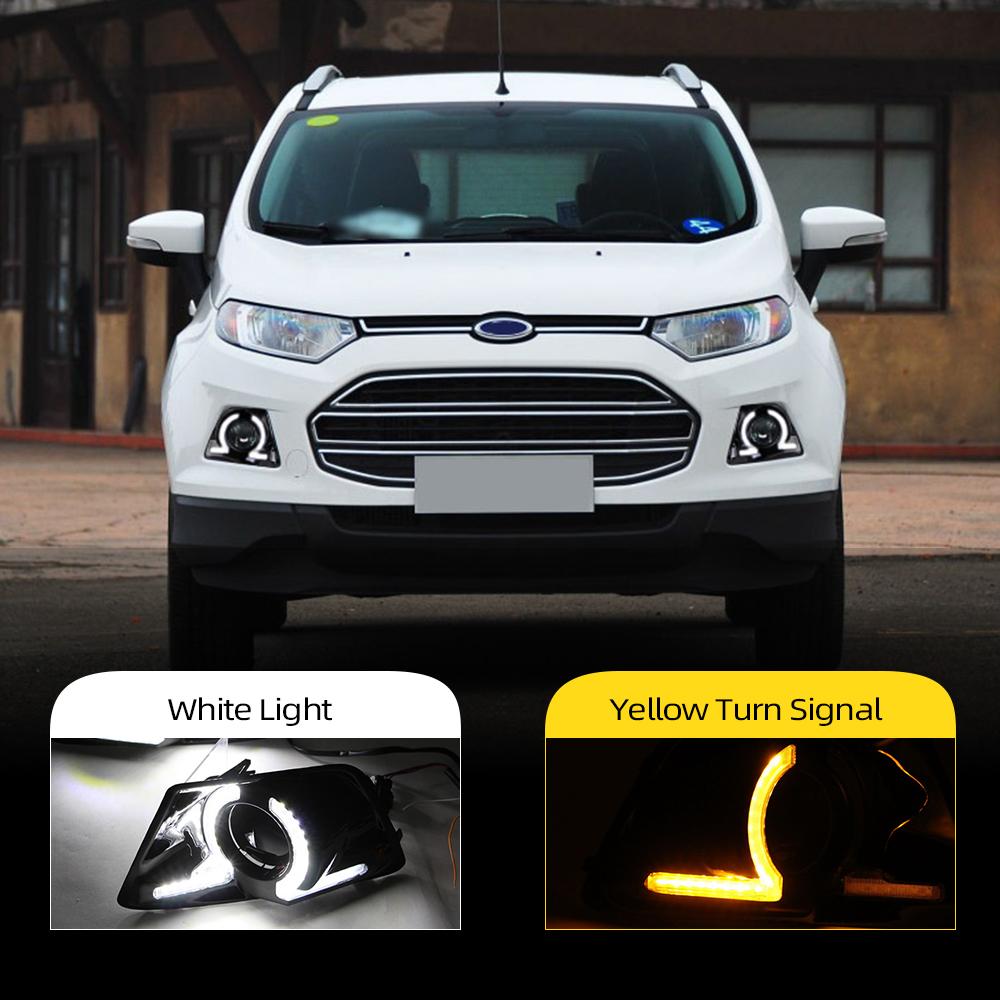 Buy 1 Pair For Ford Ecosport 2013 2014 2015 2016 LED DRL Daytime