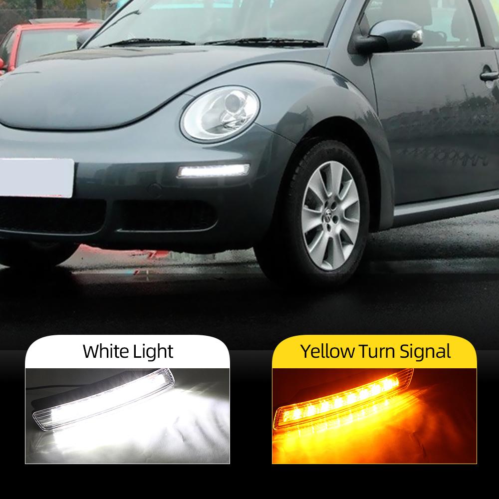 Buy 1 Set Car DRL For Volkswagen VW Beetle 2006 2007 2008 2009 2010 LED