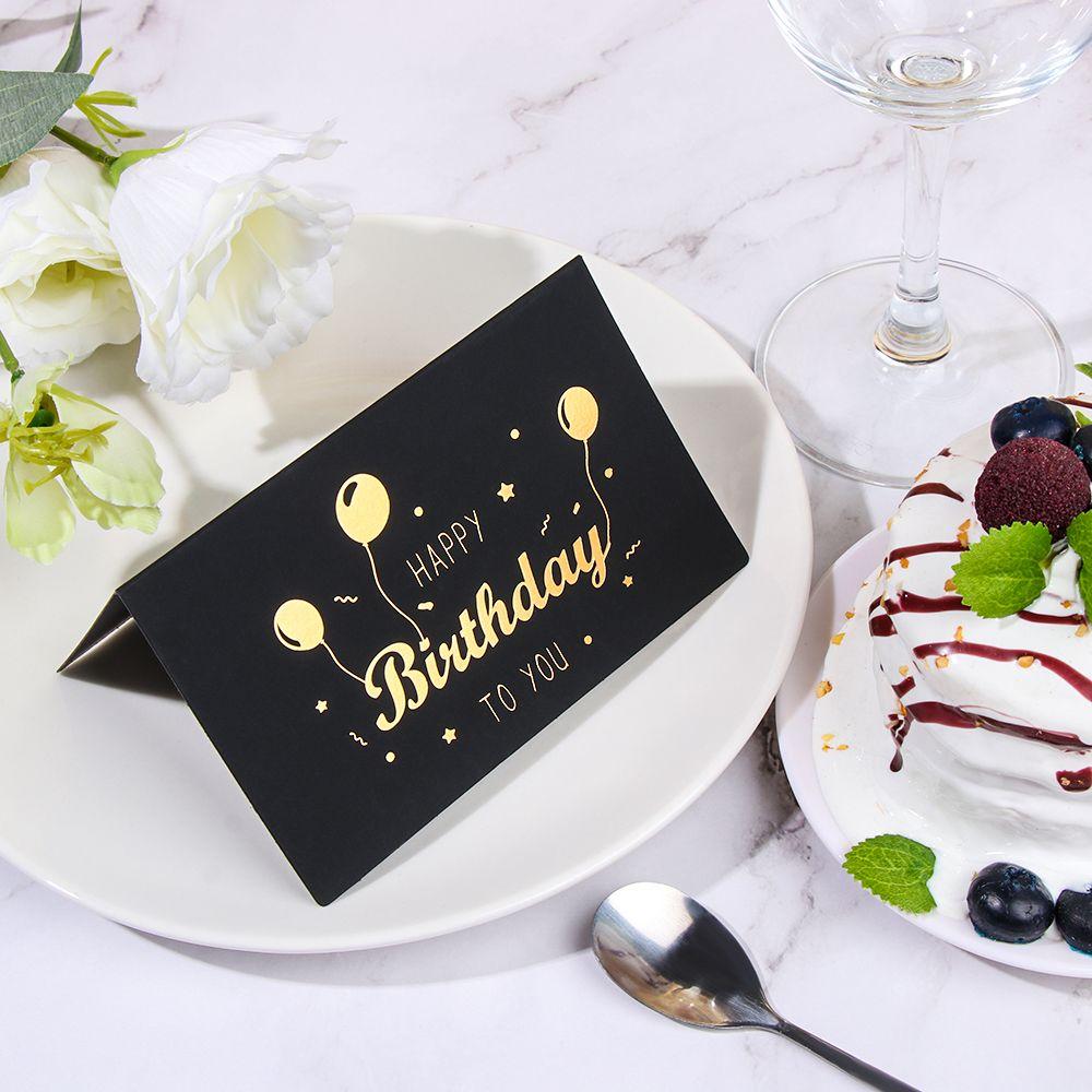 Cheap Notecards Black Exquisite Business Activity Wish Card Greeting