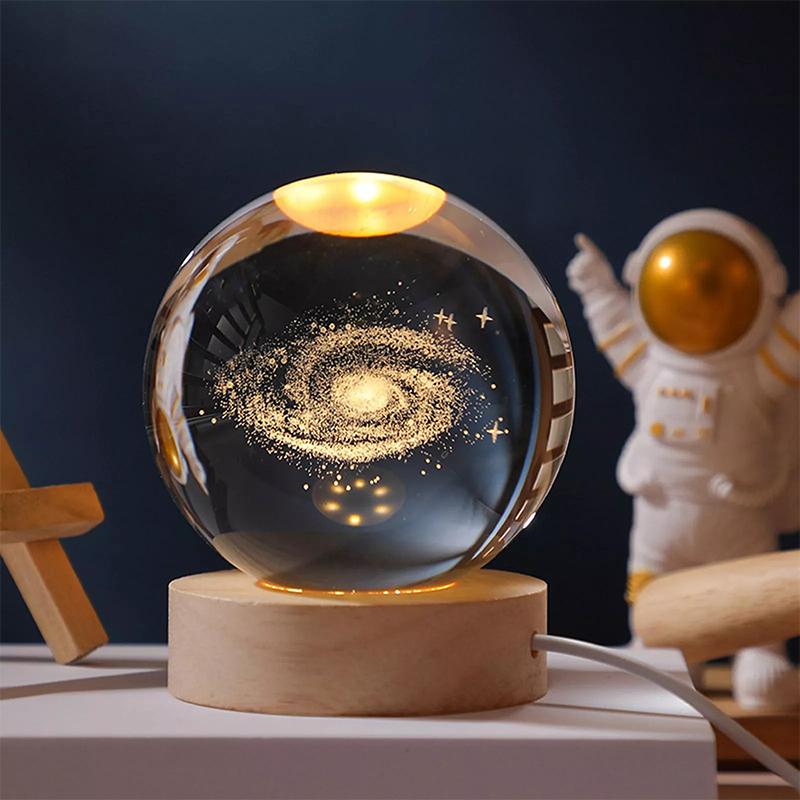 Buy 3D Crystal Ball Night Lamp Decorative Night Lamp Bedside