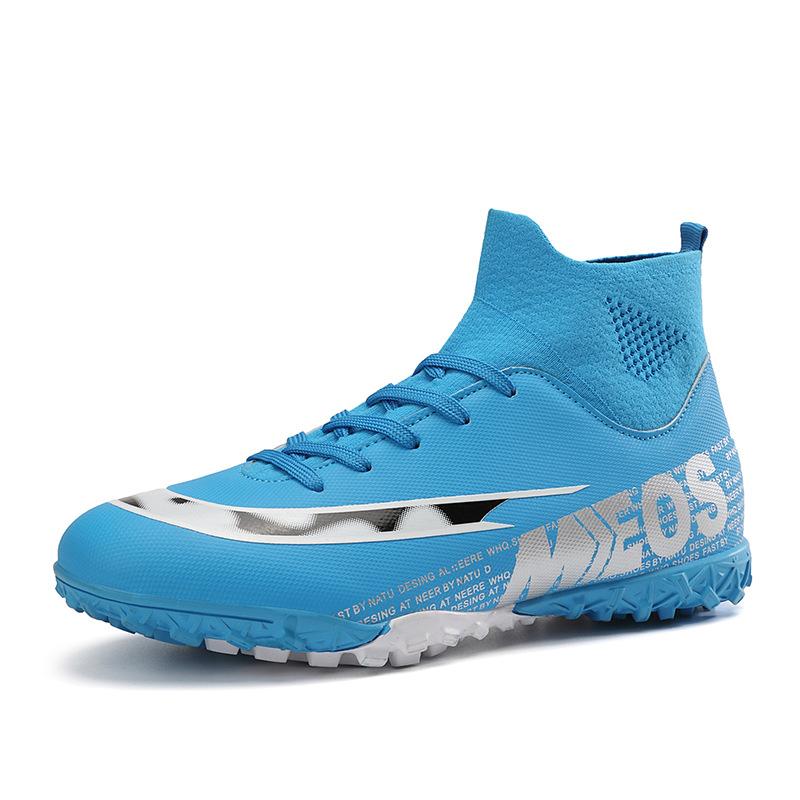 Buy Men's Sneakers High Top Training Soccer Shoes Outdoor Football