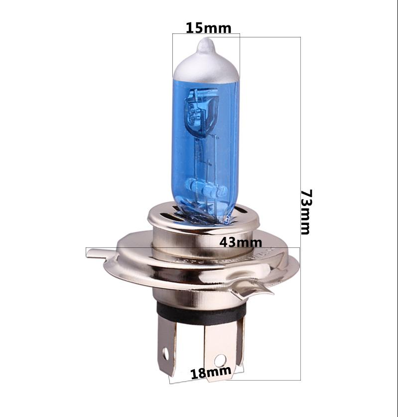 Light Bars MICHIBA 12V 5000K SUPER WHITE Halogen Headlight Bulbs H1 H3 H4 H7 H8 H11 HB3 HB4