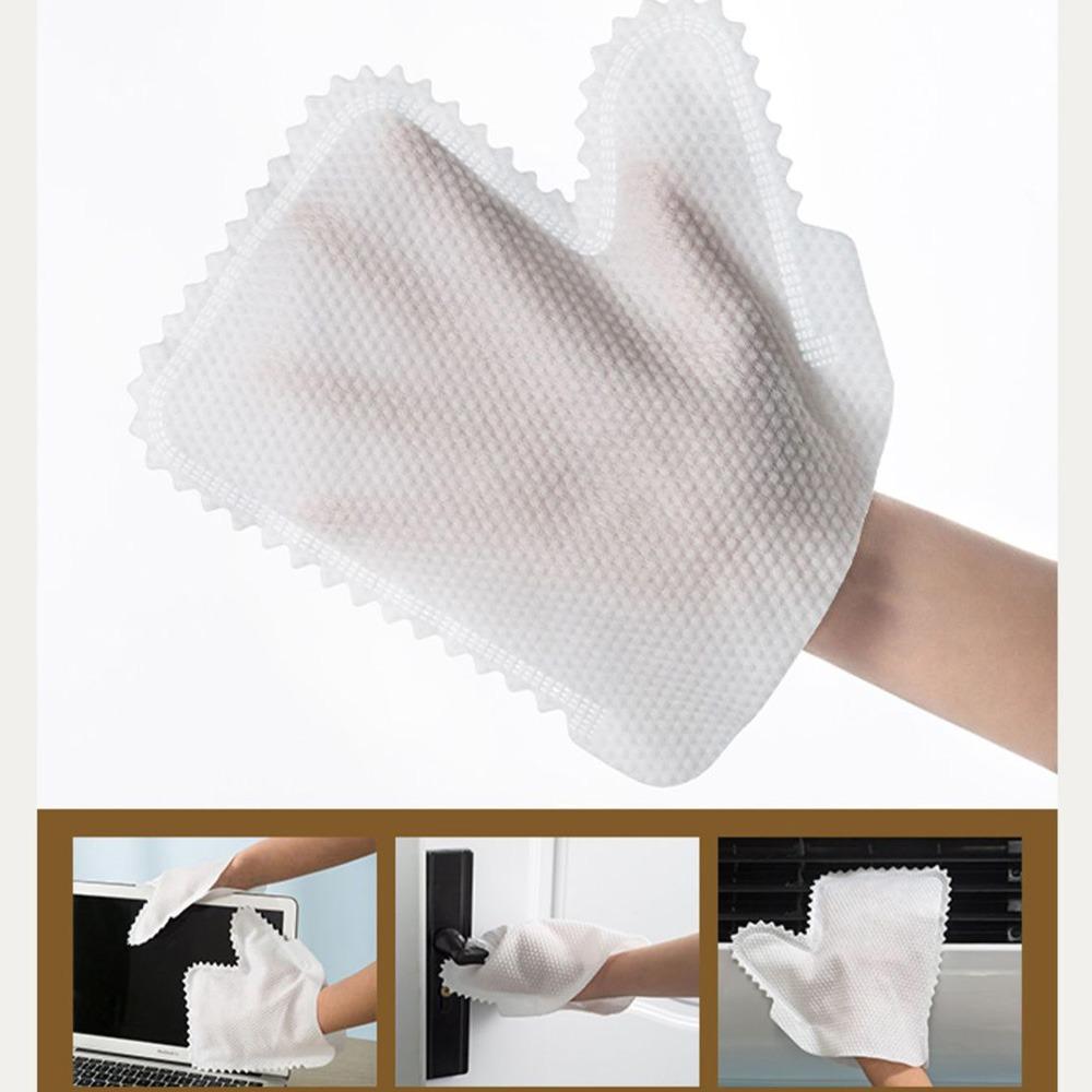 Купить 30Pcs White Dust Removal Gloves Microfiber Cleaning Gloves