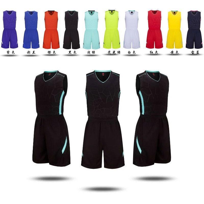 Buy Basketball Jerseys & Shorts Set Men Women Training Sports Clothes