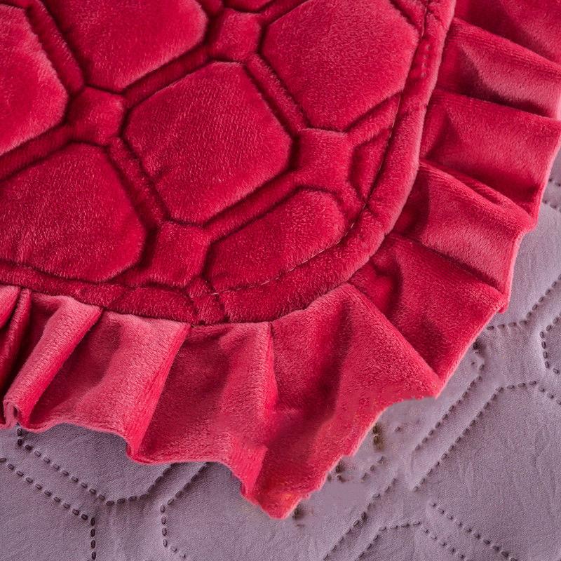 Buy Crystal Velvet Bed Cover Doublesided Bed Sheet Quilted Thick Non