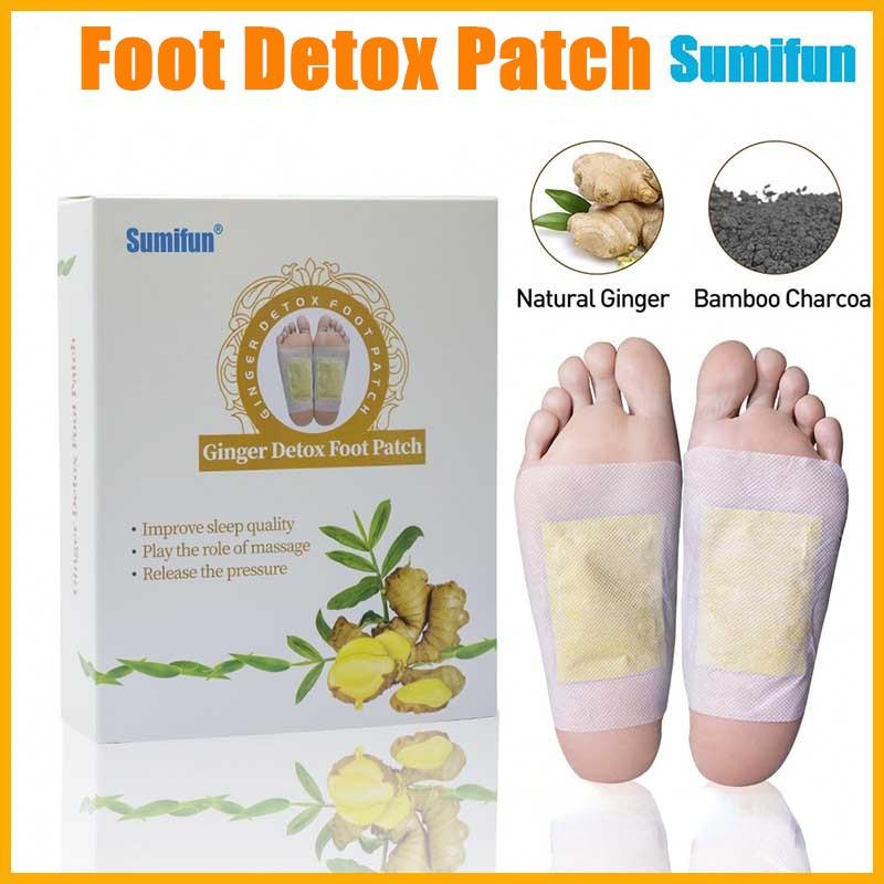 Buy Ginger Detox Foot Patch Bamboo Vinegar Pads Toxin Foot Detox Patch Pads Improve Sleep