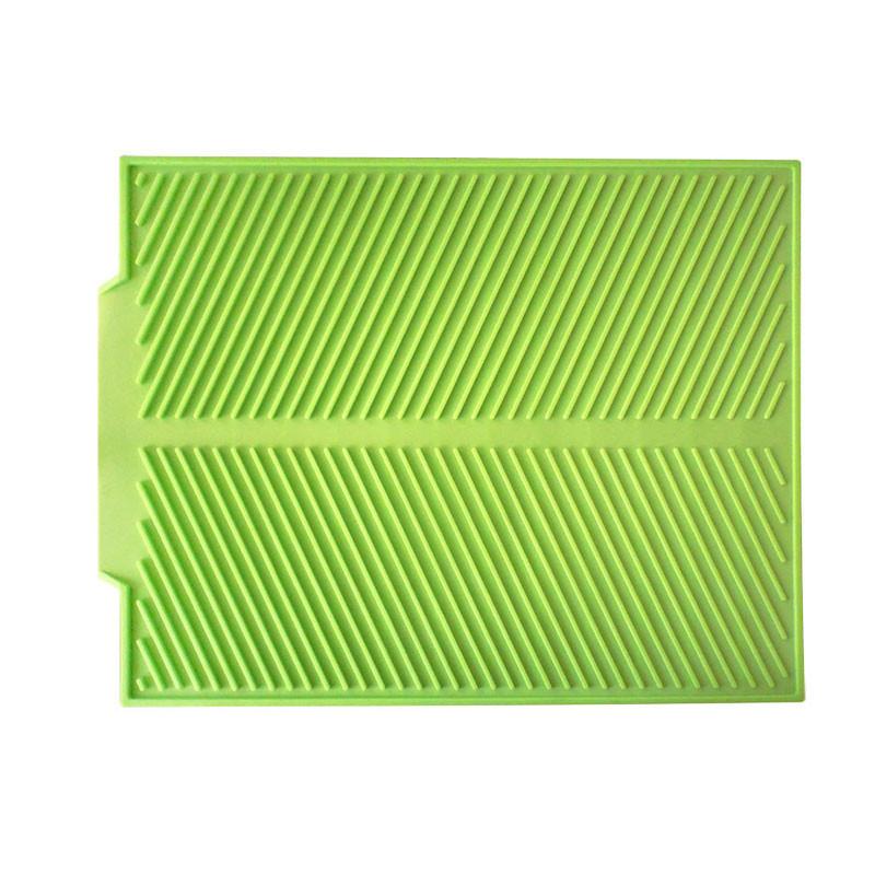 Cheap Silicone Square Dish Drying Mat Heat Resistant Draining Tableware Dishwasher Durable