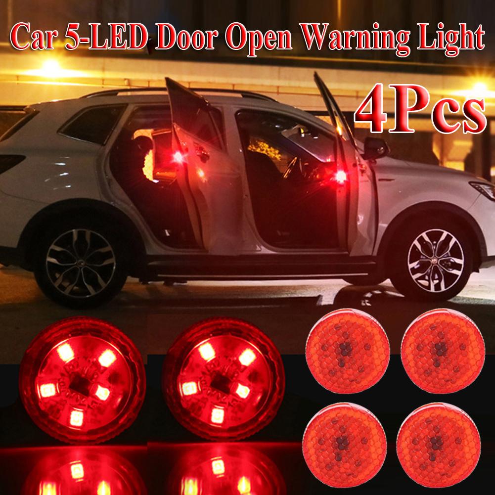Cheap 4PCS Universal LED Car Door Warning Light AntiCollision Light Door Light Sensor