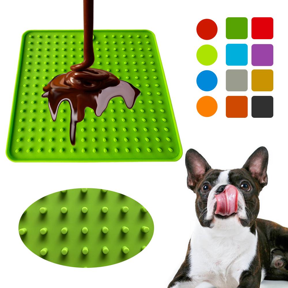 Buy Pet Lick Food Mat Dogs Silicone Feeder Dog Feeding Mats at