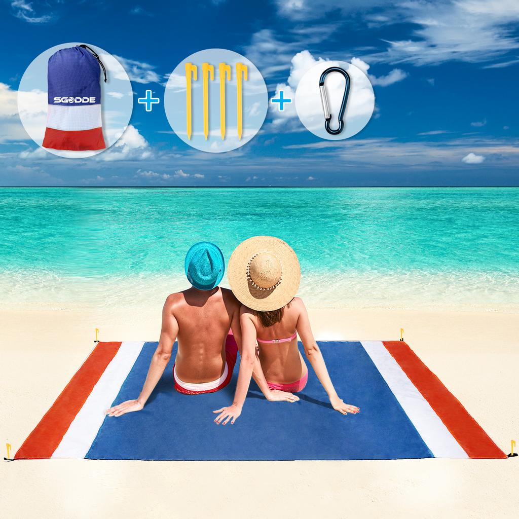 Buy Antisand Beach Blanket Lightweight Outdoor Beach Mat Waterproof