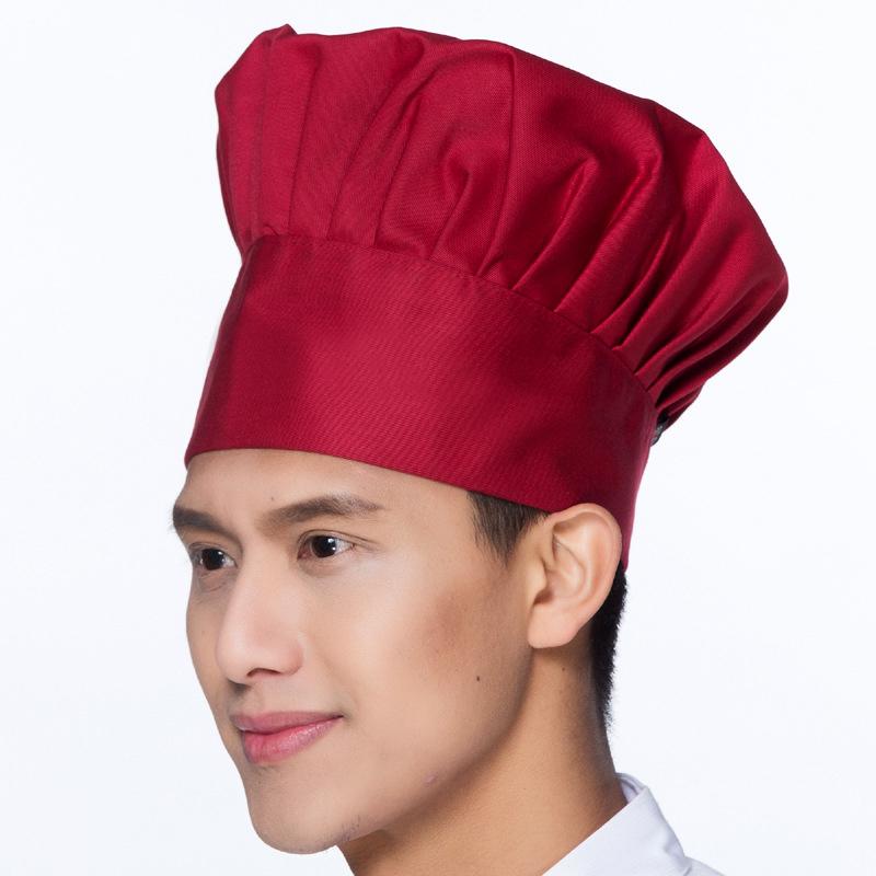 Buy Cotton Chefs Hat Chef Cap Waitress Waiter Adjustable Hat Hotel