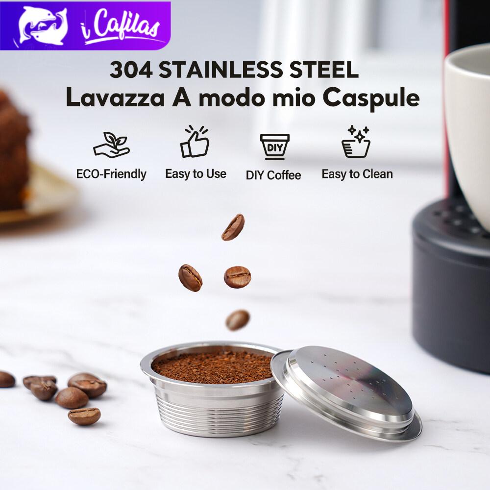Buy [i Cafilas][HLG04] Reusable Coffee Capsule Filter Refillable Crema