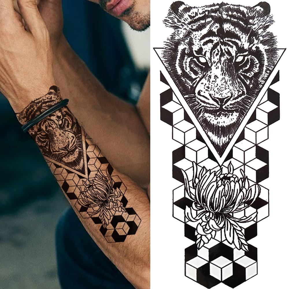 Adesivo Tatuaggio Foresta Nera Per Uomo Donne Bambini Tigre Lupo Morte Teschio Tatuaggio Temporaneo Falso Scheletro Di Henné Re Animale Tatoo Acquista In Modo Economico — Spedizione Gratuita, Recensioni Reali Con Foto — 1000_x_1000_jpg