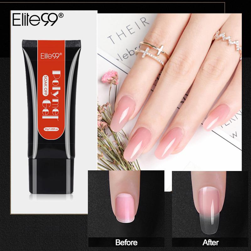 Buy Elite99 30ml Poly Gel Jelly Acrylic Nail Builder Gel Varnish Nail