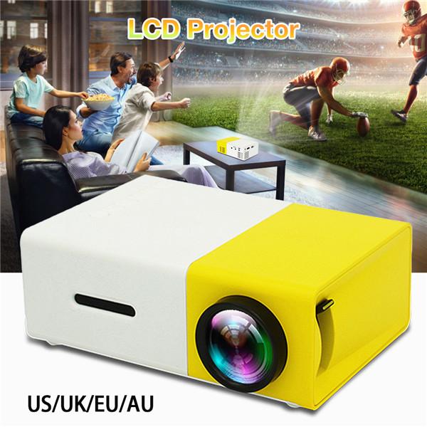 Buy YG300 Builtin Battery Version LCD Mini Pocket Projector 1080P Home