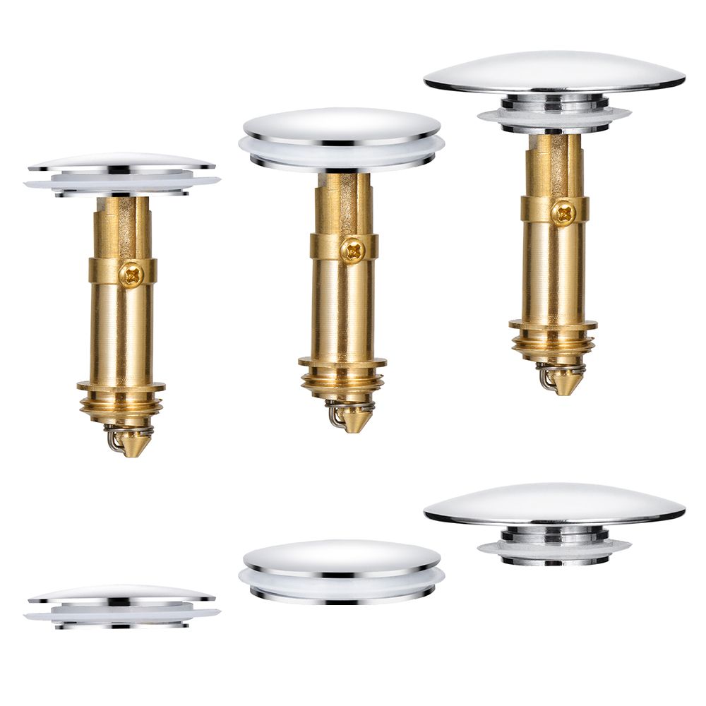 Buy to Install Sink Drain Plug Push Up and Down Wash Basin Bounce Drain