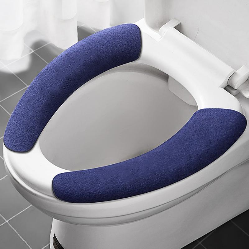 Cheap Washroom Washable Sticky Toilet Mat Seat Cover Pad Household Soft