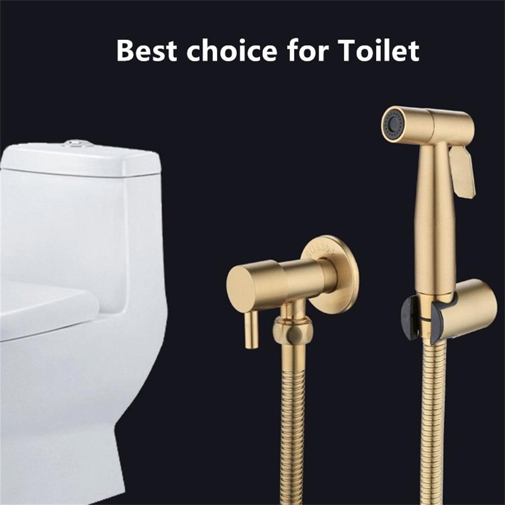 Cheap Single Bidet 304 Stainless Steel Gold Color Handheld Toilet