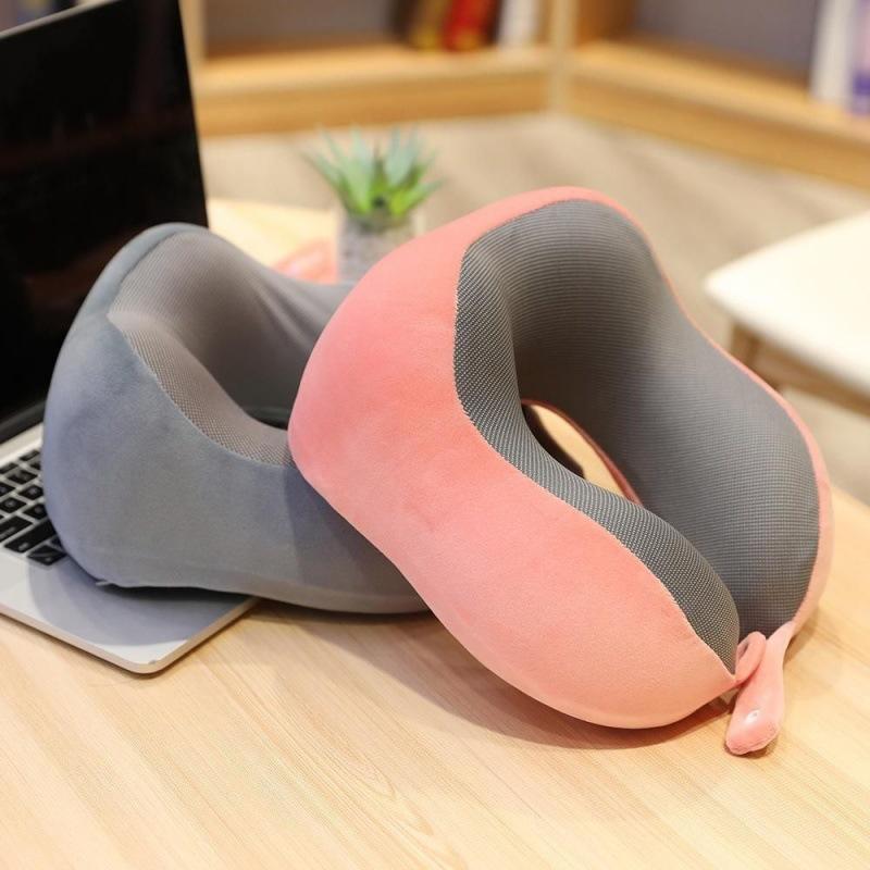 Buy Memory Foam Ushaped Neck Pillow Soft Travel Pillow Massage Neck